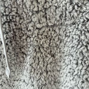 Eddie Bauer women’s, cropped, fleece pullover with hood.